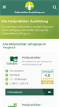 Mobile Screenshot of heilpraktiker-ausbildung.net